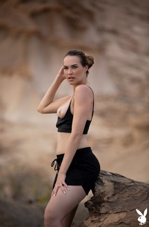 International Model Jasmin Teases Naked On Canary Islands