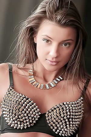 Russian Teen Model Maria Ryabushkina Getting Comfy