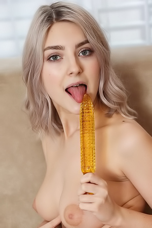 Horny Lady Jay Gets Her Hands On Long Sex Toys