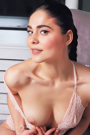 'Lacy Pink Bodysuit' with Callista B via Met-Art