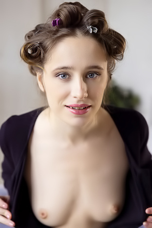 Lia Noel Her Hands Roam Over Her Silky Skin