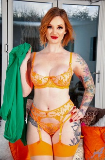 Zara Durose Strips Out Of Lingerie With Dildo For Solo Masturbation Fun
