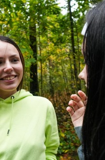 Sexy Teens Violet Clarke And Rihanna Black Going To Lesbian Sex