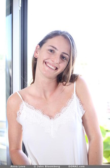 Anna Love Teases With Panties And Camisole In An Indoor Striptease