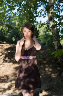 Jemma A Gives A Hot Outdoors Fantastic Striptease