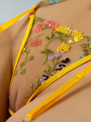 Sonya Elf Bares Her Lovely Breasts And Gives Them A Sensual Squeeze