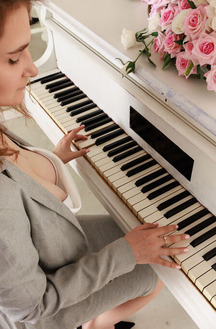 Lilliana Sending Her Own Reflection A Playful Kiss