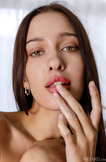 Chiara Willowy Beauty Is Striking In Scarlet Lingerie