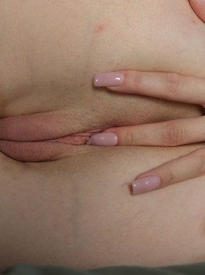 Lalli Slides Her Lacy Panties Over Her Luscious Ass