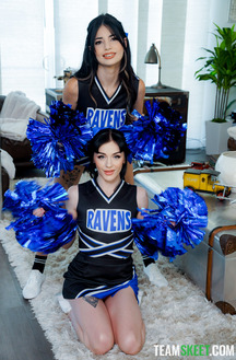 Rosalyn Sphinx And Asteria Jade Cheering Turns Into A Wild Threesome With Taboo Pleasures
