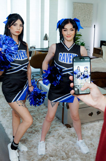 Rosalyn Sphinx And Asteria Jade Cheering Turns Into A Wild Threesome With Taboo Pleasures