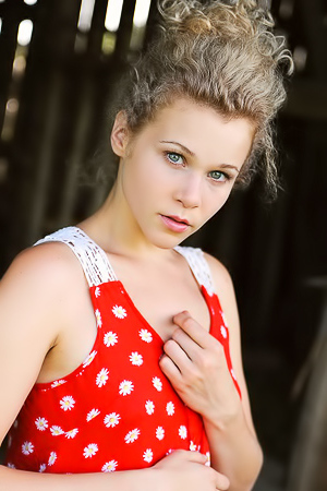 Helena - Industrial photo shoot inside of a woodworking facility