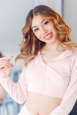 Gorgeous Smiling Girl Camila Cream