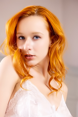 Lila Rouge Freckles Are Charming And Her Gorgeous Blue Eyes