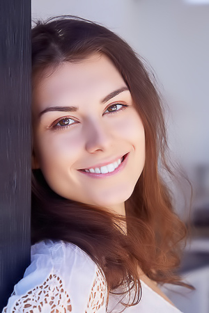 Andrea Sunlight And Shadow Playing Over Her Perfect Body