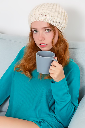 'Cozy Coy' with Rinna Ly via Met-Art