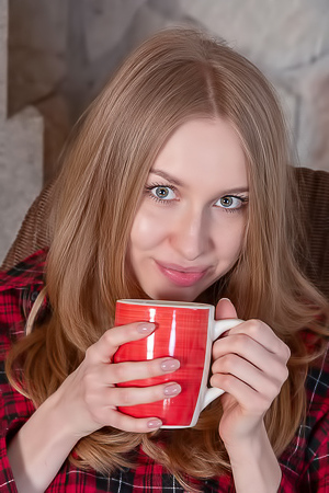 Lia Pink Offering An Enticing Rear View Of Her Luscious Booty In Lacy Panties