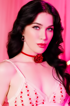 Evelyn Claire Excited Dark-haired Cutie Shows Her Ass And Pussy