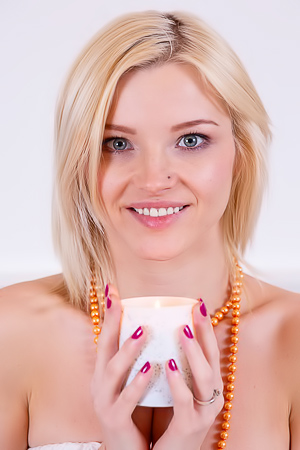 Zazie Slipping Up Her Slender Thighs For A Tempting View Of Her Sexy Booty