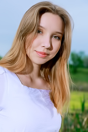 Estella Drops A White Sundress On A Lakeside Dock