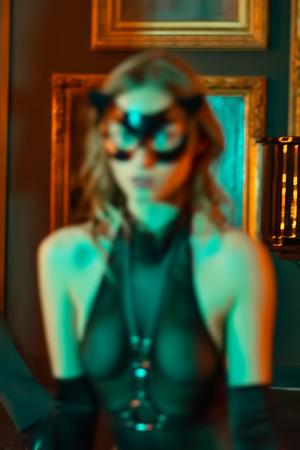 Nastasia Celeste Confesses Her Masked, Muffled Moans during Lingerie-Filled Piano Pose Session
