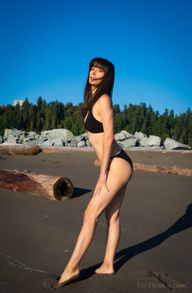 Alexia B Slipping Off Her Bikini