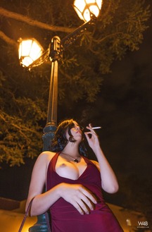 Sally Hunter Teases Urban Nights In A Seductive Dress Without Boundaries